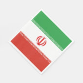 Iraanse vlag servet (Hoek)