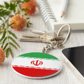 Iraanse vlag sleutelhanger (Zijkant)