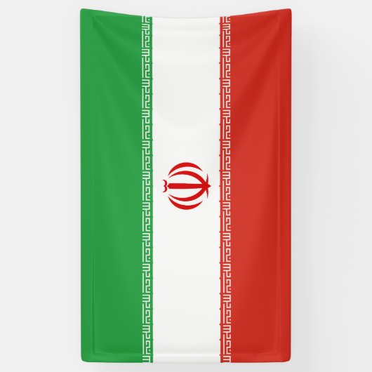 Iraanse vlag spandoek (Verticaal)