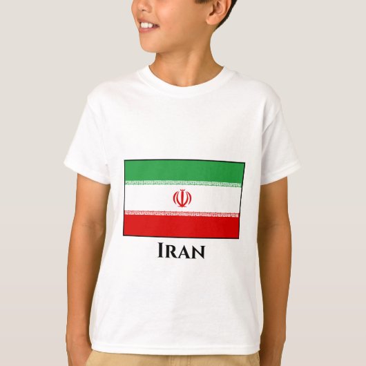 Iraanse vlag t-shirt (Voorkant)