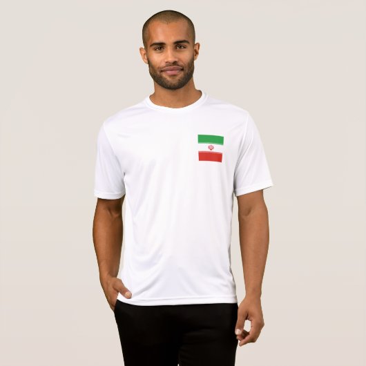 Iraanse vlag t-shirt (Voorkant volledig)