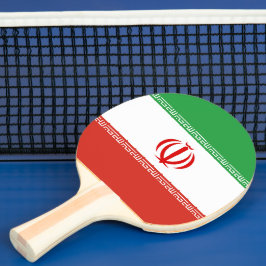 Iraanse vlag tafeltennisbatje
