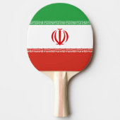 Iraanse vlag tafeltennisbatje (Voorkant)