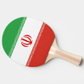 Iraanse vlag tafeltennisbatje (Zijkant)
