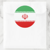 Iraanse vlag, vlag van Iran Ronde Sticker (Tas)
