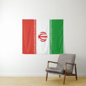 Iraanse vlag wandkleed (In Situ (horizontaal))