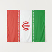 Iraanse vlag wandkleed (Voorkant (horizontaal))