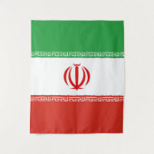 Iraanse vlag wandkleed (Voorkant)