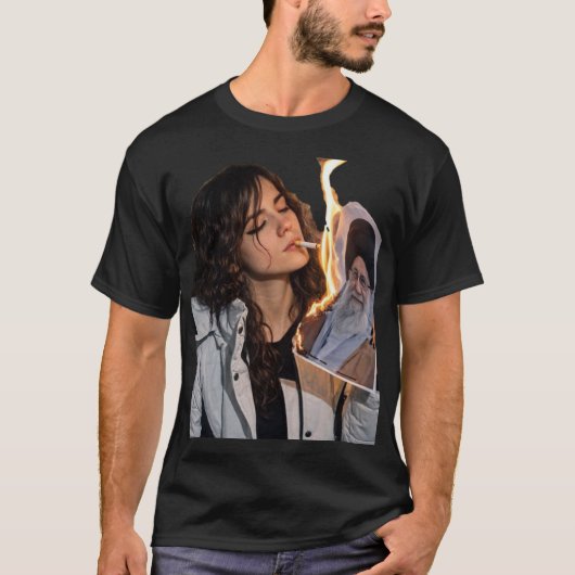 Iraanse Vrijheid Vrouw - Heren T-shirt (Voorkant)