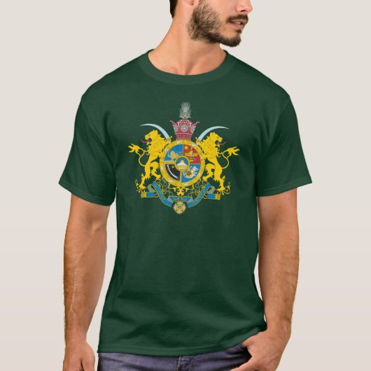 Iraanse wapenschild (Pahlavi Dynasty 1925-1979) T-shirt (Voorkant)