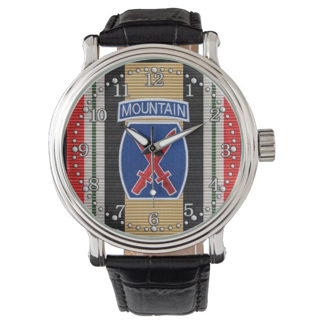 Irak 10th Mountain Division Watch Horloge (Voorkant)