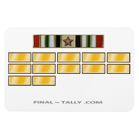 Irak 12 maanden inzettijd MAGNET 1 ICS Magneet (Horizontaal)