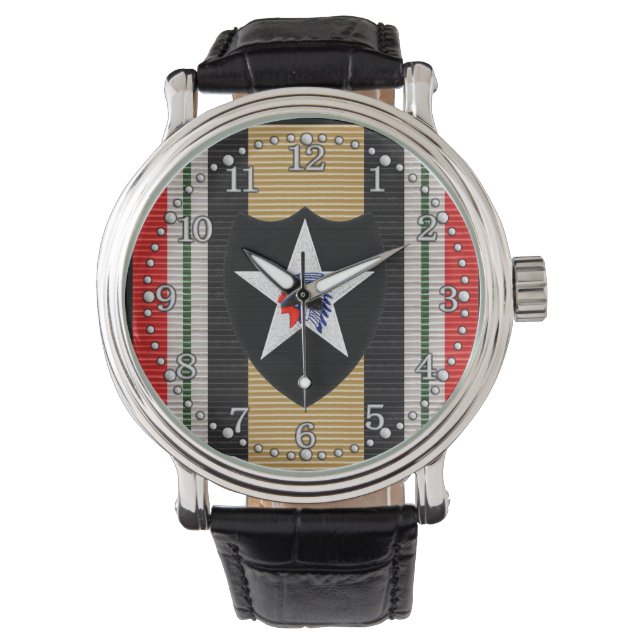 Irak 2e Infanteriedivisie Watch Horloge (Voorkant)