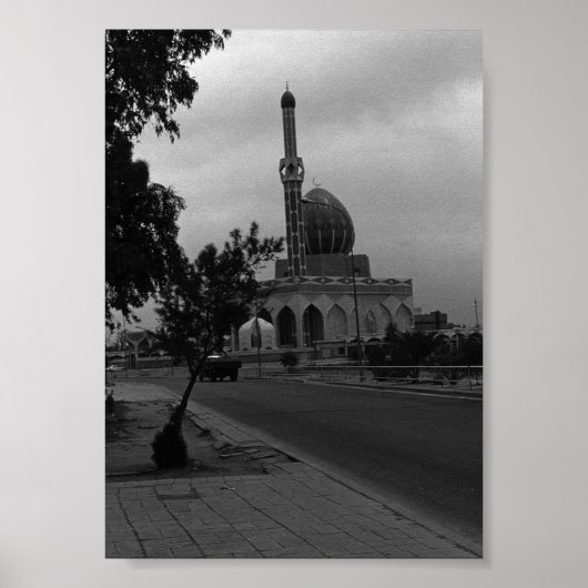 Irak Bagdad Buniya Mosque Poster (Voorkant)