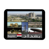 Irak - Bagdad Mosaic - Magnet Magneet (Horizontaal)
