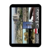 Irak - Bagdad Mosaic - Magnet Magneet (Verticaal)