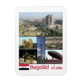 Irak - Bagdad Mosaic - Magnet Magneet (Verticaal)