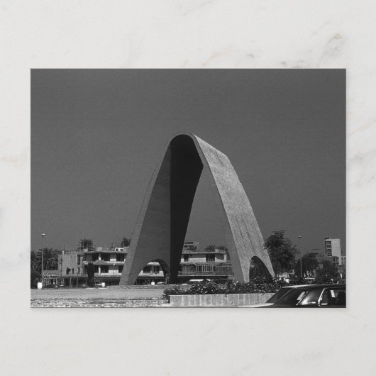  Irak Bagdad Onbekende SoldaderArch Briefkaart (Voorkant)