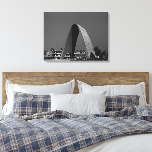  Irak Bagdad Onbekende SoldaderArch Canvas Afdruk (Insitu (Slaapkamer))