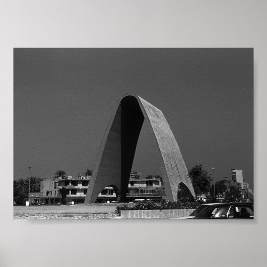 Irak Bagdad Onbekende SoldaderArch Poster (Voorkant)