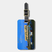 Irak Bagdad tahrir vierkant Bagagelabel (Voorkant verticaal)