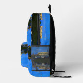  Irak Bagdad tahrir vierkant Bedrukte Rugzak (Rechts)