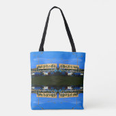 Irak Bagdad tahrir vierkant Tote Bag (Achterkant)
