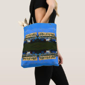 Irak Bagdad tahrir vierkant Tote Bag (Dichtbij)