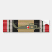 Irak Campaign Medal Ribbon UH-60 Blackhawk Sticker (Voorkant)