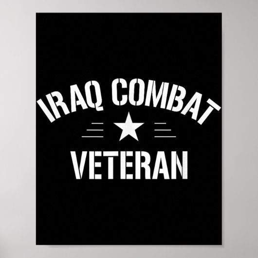 Irak Combat Veteran - Poster (Voorkant)