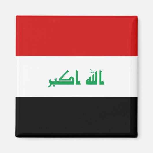 Irak Flag Magnet (Voorkant)