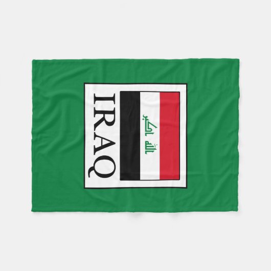Irak Fleece Deken (Voorkant (Horizontaal))