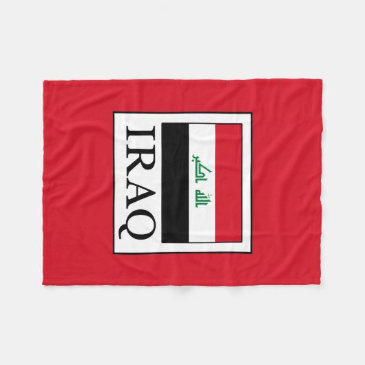 Irak Fleece Deken (Voorkant (Horizontaal))