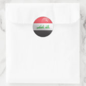 Irak Glossy Circle-vlag Ronde Sticker (Tas)