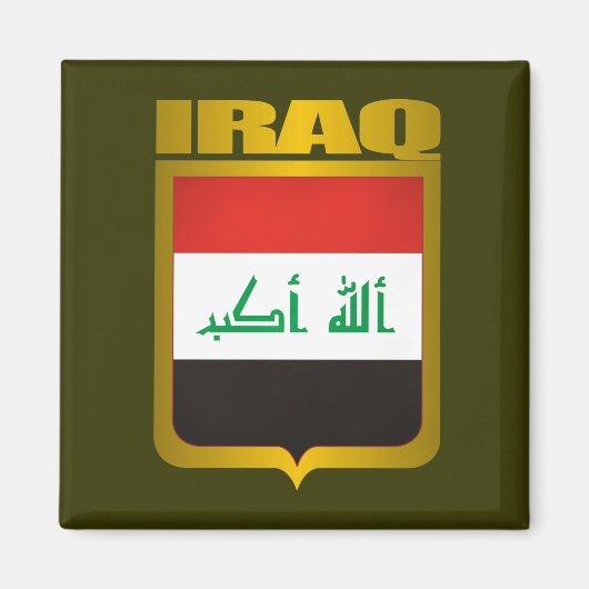 "Irak goud" Magneet (Voorkant)