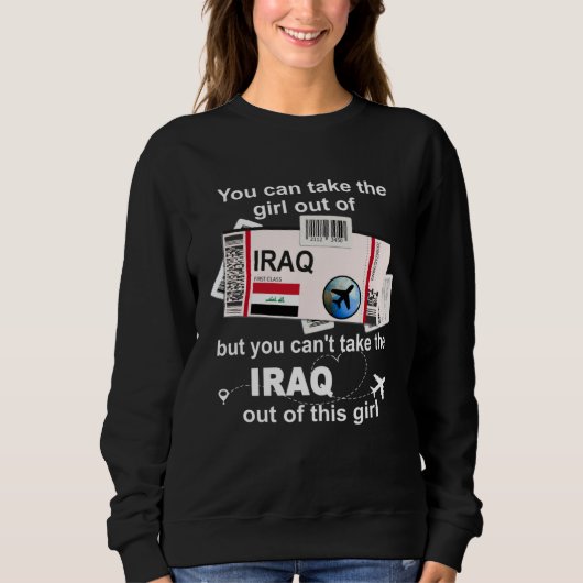 Irak Instapass Irak Meisje Irak Trui (Voorkant)