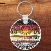 Irak Irakisch Deutsch Deutschland Baum Wurzel Sleutelhanger (Voorkant)