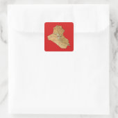 Irak Kaart Sticker (Tas)