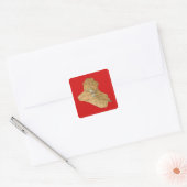 Irak Kaart Sticker (Envelop)