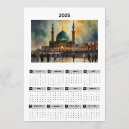 irak-kalender programmakaart