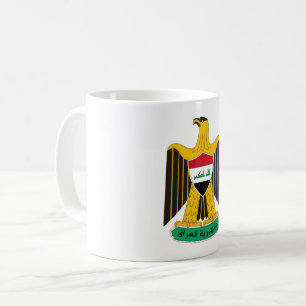 Irak land wapen wapenschild symbool embleem vlag a koffiemok