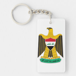 Irak land wapen wapenschild symbool embleem vlag a sleutelhanger