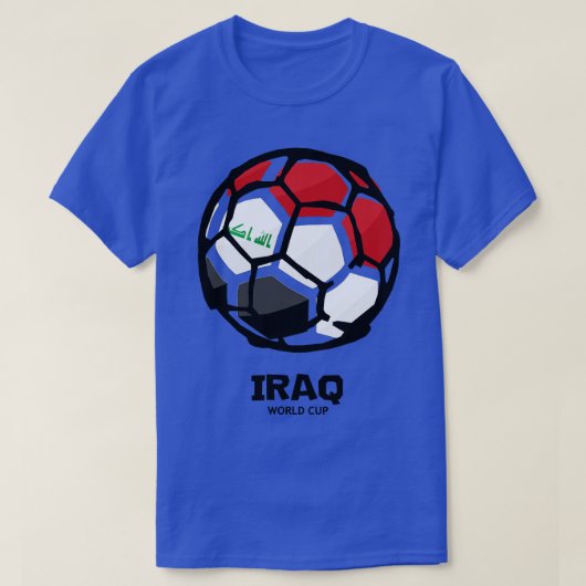 Irak Landenvlag T-shirt (Design voorkant)
