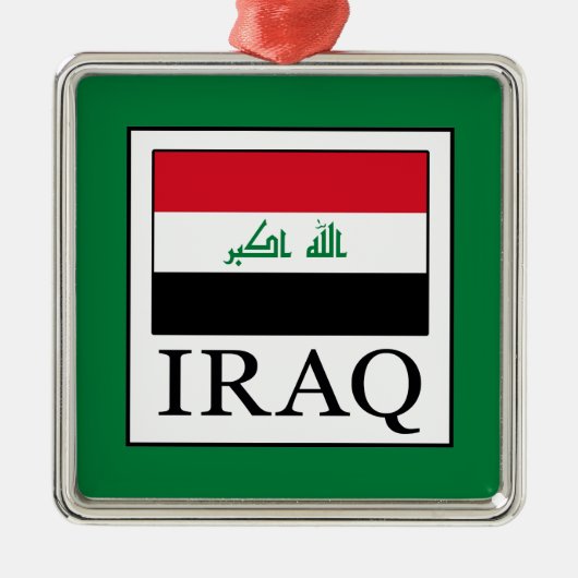 Irak Metalen Ornament (Voorkant)