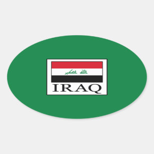 Irak Ovale Sticker