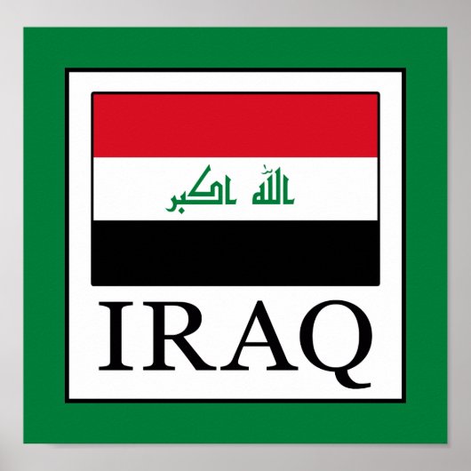Irak Poster (Voorkant)
