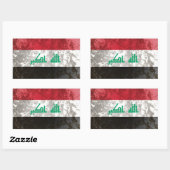 Irak Rechthoekige Sticker (Vel)