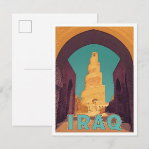 Irak Reis door de jaren heen Briefkaart
