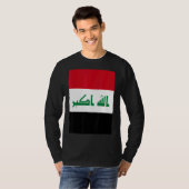 Irak Retro vlag T-shirt (Voorkant volledig)