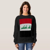 Irak Retro vlag Trui (Voorkant volledig)